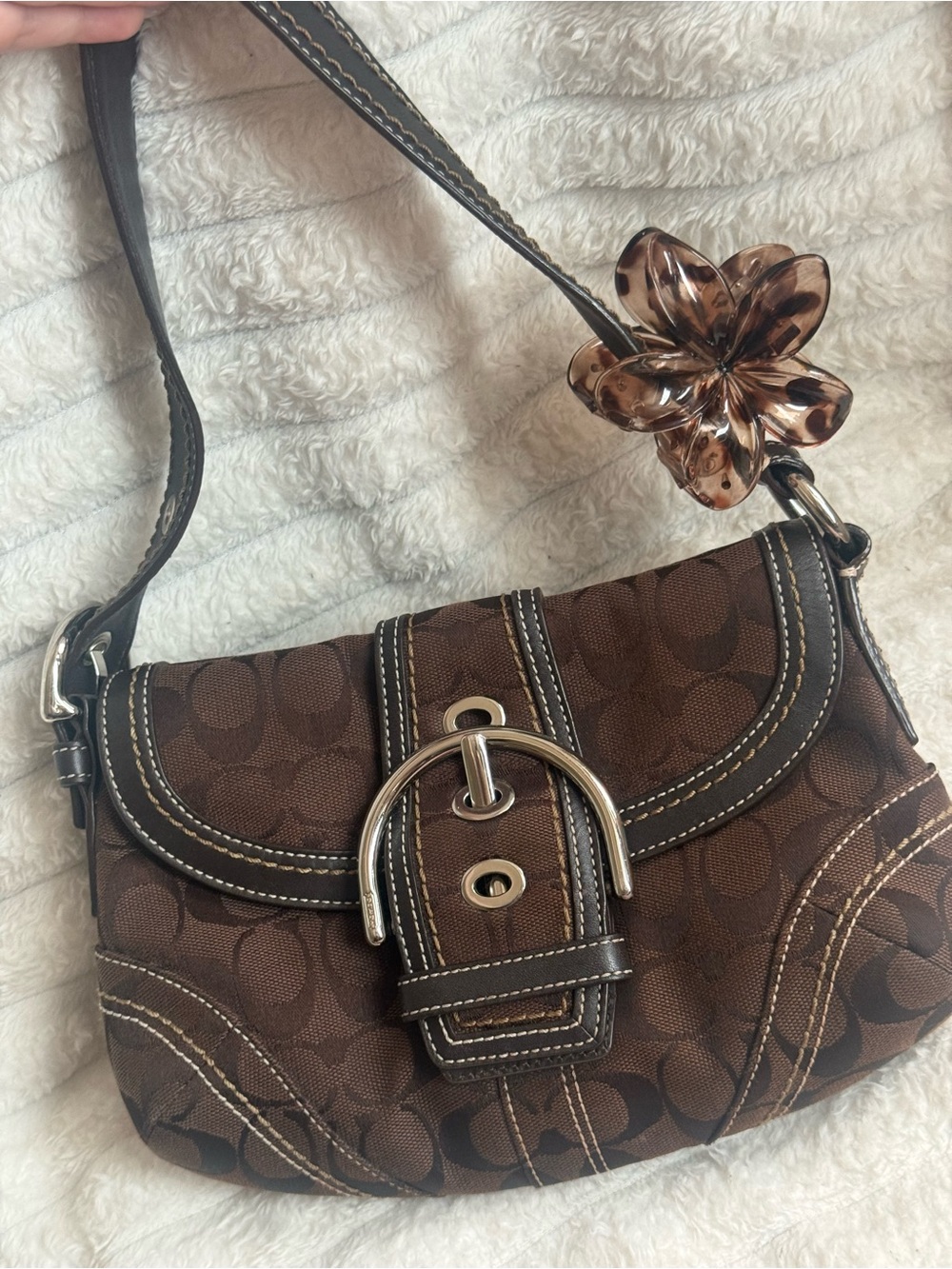 vintage coach mini soho in chocolate brown**read bio for the missing hangtag** - Picture 8 of 12